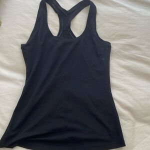 Basic black tank top
